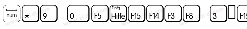 UTM Deutsch Gothic R字体转换
